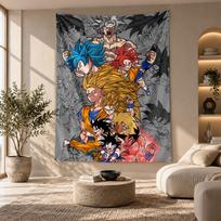 Decorative Tapestry,Dragon Ball Printed Wall Art, Lightweight Wall Hanging For Bedroom Background 100cmx150cm beige
