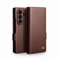 Skirta Samsung Galaxy Z Fold 8 Ultra QIALINO Premium natūralios odos dėklas-piniginė Samsung Z Fold8 Ultra Galaxy Z Fold 8 Ultra ruda