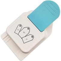 „Craft Tag Punch“, etiketės formos popieriaus perforatorius 3 viename „Craft Tag Punch“ Dovanų etiketės perforatorius 1,5/2/ 2,5 colio rankdarbių perforatorius A-rounder shape white