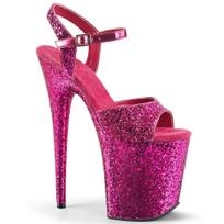 20 cm Aukštakulniai Blyksintys Vandeniui Atsparūs Stalo Stiletto Aukštakulniai/Aukštakulniai Pole Dance Modelio Podiumo Batai YKC 38 pink