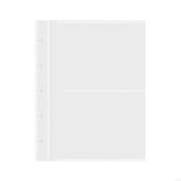 62KD Stylish Clear Photo Album Photocard Binder Book for Students and Office Workers white