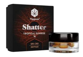 Happease Tropical Sunrise Shatter CBD ekstraktas 58 %, 1 g