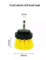 Electric Drill Cleaning Brush Set: Multi-Surface Cleaner for Tile, Carpet, and Floor black