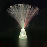 Multicolor LED Fiber Optic Light Night Lamp Holiday Wedding Home Decoration Nighting Lighting Lamps gray