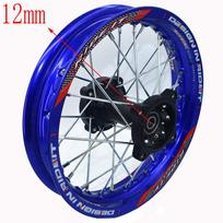 Dirt bike Black 12mm or 15mm Axle 1.85x12  Inch Rear Wheel Rim For KAYO BSE Apollo PIT PRO Pit Bike black
