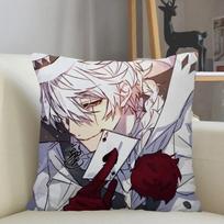 Musife Nikolai Gogol Bungou Stray Dogs Pagalvės užvalkalas Dekoratyvinis pagalvės užvalkalas sofai Pagalvės užvalkalas Namų dekoras Peach skin 18*18(CM)-1Pcs white