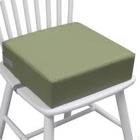 Vaikiška paaukštinimo sėdynės pagalvėlė PU odos kėdė Nuimamas plaunamas užvalkalas Šviesiai pilka Green beige