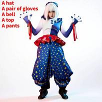 Five Nights At Freddys Security Breach Moondrop Cosplay Kostiumas Su Tampriu Audiniu Cosplay Ir Šventėms XL blue