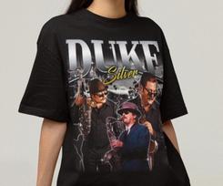 Duke Silver Shirt - Ron Swanson Shirt,Parks and Recreation Tshirt,Nick Offerman 140 gray
