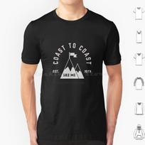 Coast To Coast-Conquered Collection-Challenge Walks Uk-#13 T Shirt Big Size 100% Cotton Coast To Coast Challenge Walk Hike Lake M black