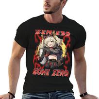 Zenless Zone Zero - Burnice White T-Shirt Casual Streetwear Tee Shirt XXL black