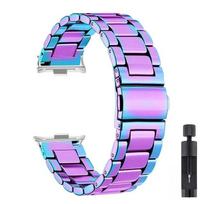 Metalinė apyrankė Redmi Watch 5/Redmi Watch 4, reguliuojama nerūdijančio plieno apyrankė Mi Band 10Pro 9Pro 8Pro, riešo juosta For Redmi Watch 4 pink