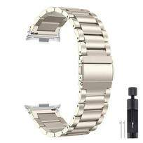 Metalinė apyrankė Redmi Watch 5/Redmi Watch 4, reguliuojama nerūdijančio plieno apyrankė Mi Band 10Pro 9Pro 8Pro, riešo juosta For Mi Band 9 Pro white