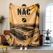 NAC Breda Soft and comfortable flannel Suitable for sofas living rooms outdoor camping travel and also makes a great anniversary gif 80cmx120cm beige