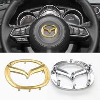 ABS Automobilio Vairo Rato Centrinis Emblemos Ženklelis Mazda logotipui CX5 RX7 Atenza Axela 3 2 5 CX3 MX3 MX5 CX4 CX9 CX7 RX8 Protege Speed 6