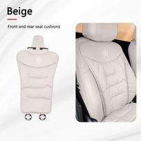 Kvėpuojanti automobilio sėdynės pliušinė pagalvėlė, aksominis pamušalas, galinės sėdynės užvalkalas Mercedes Benz GLC CLE CLA GLB GLS W177 W205 W213 W222 lipdukai WE8 white