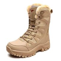Madingi vyriški batai Nauji Šilti Pūkuoti Sniego Nėriniai Laisvalaikio Aukštakulniai Atsparūs Vandeniui Žieminiai Neslystantys Sportbačiai Darbiniai Batai Ankle Boots Batai 36 brown