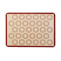 Silikoninis kepimo kilimėlis 0,7 mm nelipnus orkaitės įdėklas daugkartinio naudojimo galima plauti indaplovėje karščiui atspari kepimo skarda sausainių, pyragaičių gamybai beige