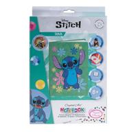 DISNEY CRYSTAL ART Užrašų knygelė „Stitch“