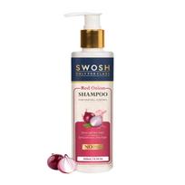 Šampūnas su raudonuoju svogūnu (200 ml), Raudonųjų svogūnų šampūnas, Swosh white