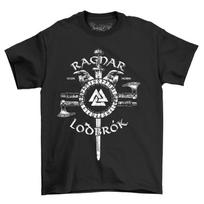 Ragnar Lodbrok Vikingų Kardas Marškinėliai Vyrams Moterims Viršus - Užkariaukite Stilingai! Juokingi unisex marškinėliai, Idealūs XL black