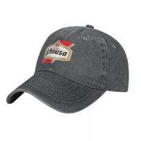Ichnusa Washed Baseball Cap Beer Sardinia y2k Cute Trucker Hat Summer Men Women Outdoor Gym Custom Logo Baseball Caps - Men's... 5XL gray