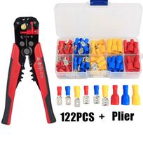 122PCS izoliuotas moteriškas moteriškas vyriškas gnybtų kastuvas Jungtis Terminas Jungtys Kabelio laido jungtis su "Crimp Plit" rinkiniais