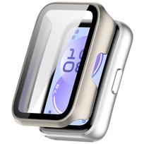 PC Case+Glass For Huawei Band 11 Pro/Band 11 Tempered Glass Anti-scratch Film Bumper Screen Protector Shell For Huawei Band 11 Huawei Band 11 Pro gray