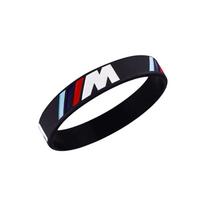 M Ženkliukas Sportinė Apyrankė Vyrams Moterims Apyrankė Ant Riešo Rankos Žiedas Dovana BMW M E46 E90 E60 F30 G20 X1 X2 X3 X4 X5 X6 X7 i3 i4 i5 i7 M2 F10 17cm black