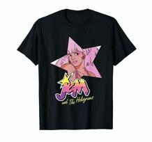 Jem And The Holograms And Outrageous T-Shirt Cotton Tee S To 4XL US531 XXL black