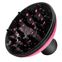 Universal Hair Dryer Diffuser with Large Nozzle & Rubber Interface for Curl Styling and Drying black