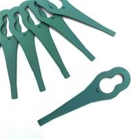 100 vnt. 72 mm žolės žoliapjovės plastikinių peilių krūmapjovės galvos pakaitalas, skirtas trimerio sodo vejapjovės dalims