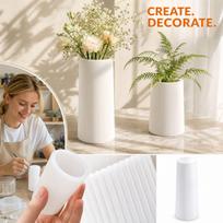 Vase Ornament Silicone for Resin Casting, DIY Epoxy for Home Decor One Size beige
