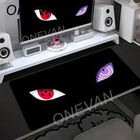Japonija Šaunus Anime Pelės Padas Nešiojamasis Kompiuteris Raudonas Mėnulis Žaidimų Klaviatūros Kilimėlis XL N-narutoS Pelės Padas PC I-itachi Žaidėjas U-uchiha Spintelės Stalo Kilimėlis 30cmx60cm