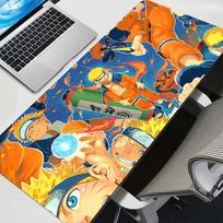 Uzumaki Naruto Mouse Pad Anime Naruto Gaming Mousepad Large XXL Extended Desk Mat Non-Slip Rubber Keyboard Pad for PC Gamer 40cmx90cm