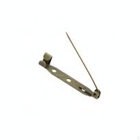 Bar Pin Back Multi-Purpose Safety Latch With Holes for Crafters Antique Bronze gray