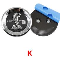 15CM Automobilio Emblema Bagažinė Apvalus Ženklelis Lipdukas GT logotipas Ford Mustang 5.0 ROUSH SHELBY GT 500 Cobra LAGUNA Galinės Dėžės Cobra Formos