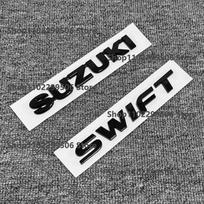 ABS Automobilio Priekinės Grotelės Emblema Galinės Bagažinės Ženkliukas Lipdukas Suzuki Swift VVT Blizgus Juodas Logotipo Aksesuarai black