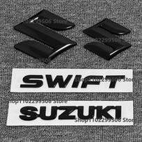 ABS Automobilio Priekinės Grotelės Emblema Galinės Bagažinės Ženkliukas Lipdukas Suzuki Swift VVT Blizgus Juodas Logotipo Aksesuarai