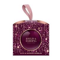 Vonios ir dušo putos Baylis & Harding Wild Cherry & Vanilla Festive Bauble, 250 ml