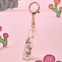 BT21 K-TOKKI Edition Stick Acrylic Key Ring TATA beige