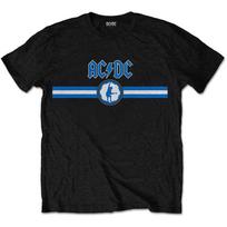 AC/DC - Mėlynas logotipas ir juosta (Marškinėliai) XL blue