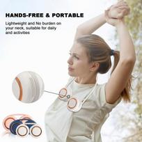Hetang Yuese Nešiojamas kaklo ventiliatorius kabo be kabo asmeninė mini USB kaklo juosta, įkraunama 360° aušinimo