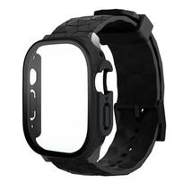 Watch Case+Strap For apple watch ULTRA 2 3 49mm 45mm 44mm 41mm 40mm Football Pattern correa Bracelet iwatch 4/5/6/SE/7/8/9 cases 40mm Series 4 5 6 juoda