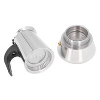 Large Capacity Moka Pot Stainless Steel Espresso Maker Classic Italian Coffee Maker  Coffee Brewing 4 cup