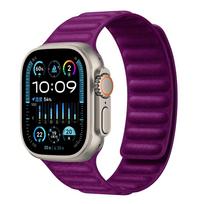 Silicone Strap for Apple Watch Ultra 3/2 49mm 11 10 9 8 7 45mm 41mm 42mm 46mm Band Magnatic Bracelet Wristband iWatch 6 SE Belt S11-10 42mm 40 41mm violetinė