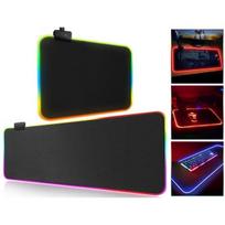 Žaidimų pelės kilimėlis su LED lempute - RGB - Pasirinkite dydį 80x30 cm