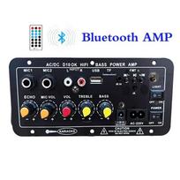 Garso stiprintuvo plokštė 30-120W Palaiko dvigubą mikrofoną Bluetooth Stiprintuvas žemų dažnių garsiakalbiui 4Ohm garsiakalbiui 12V 24V 110V 220V 1 set