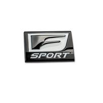 3D Metalinis F SPORT Logotipas Galinės Bagažinės Ženkliukas Lipdukas Aksesuarai Lexus Fsport Plug-in Hybrid ES UX 300e GS GX LBX NX RX 350h 450h WU5 black