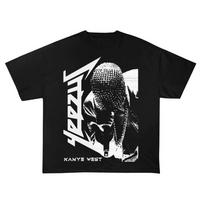 Kanye West Retro Shirt 90s Bootleg Graphic Style Tshirt Kanye West Tshirt Rapper Shirt Unisex Heavyweight Pure Cotton Tshirt 4XL white